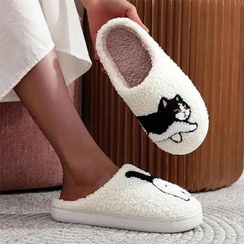 Image of Women's Men's Cute Frog Slippers Fuzzy Memory Foam Kawaii Cartoon Animal Slippers Winter Warm Fluffy Shoes