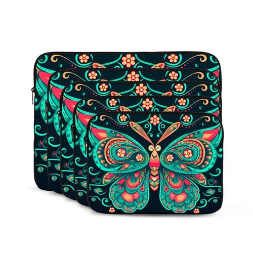 Elegant Butterfly Laptop Sleeve Case 17 Inch Suitable For Notebook Computer Tablet Traveling Carrying Simple Case2