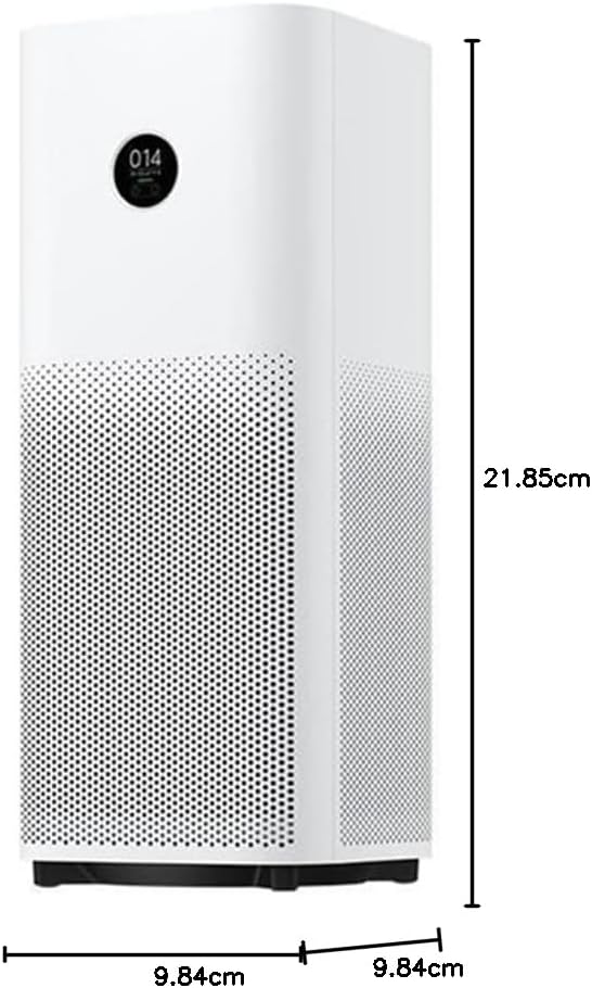 Xiaomi Smart Air Purifier 4 with 83m² Large Coverage, 400m³/h PCADR, 99.97% filtration of 0.3μm particles, 150m³/h FCADR, Alexa/Google Control, OLED Touch Screen Display