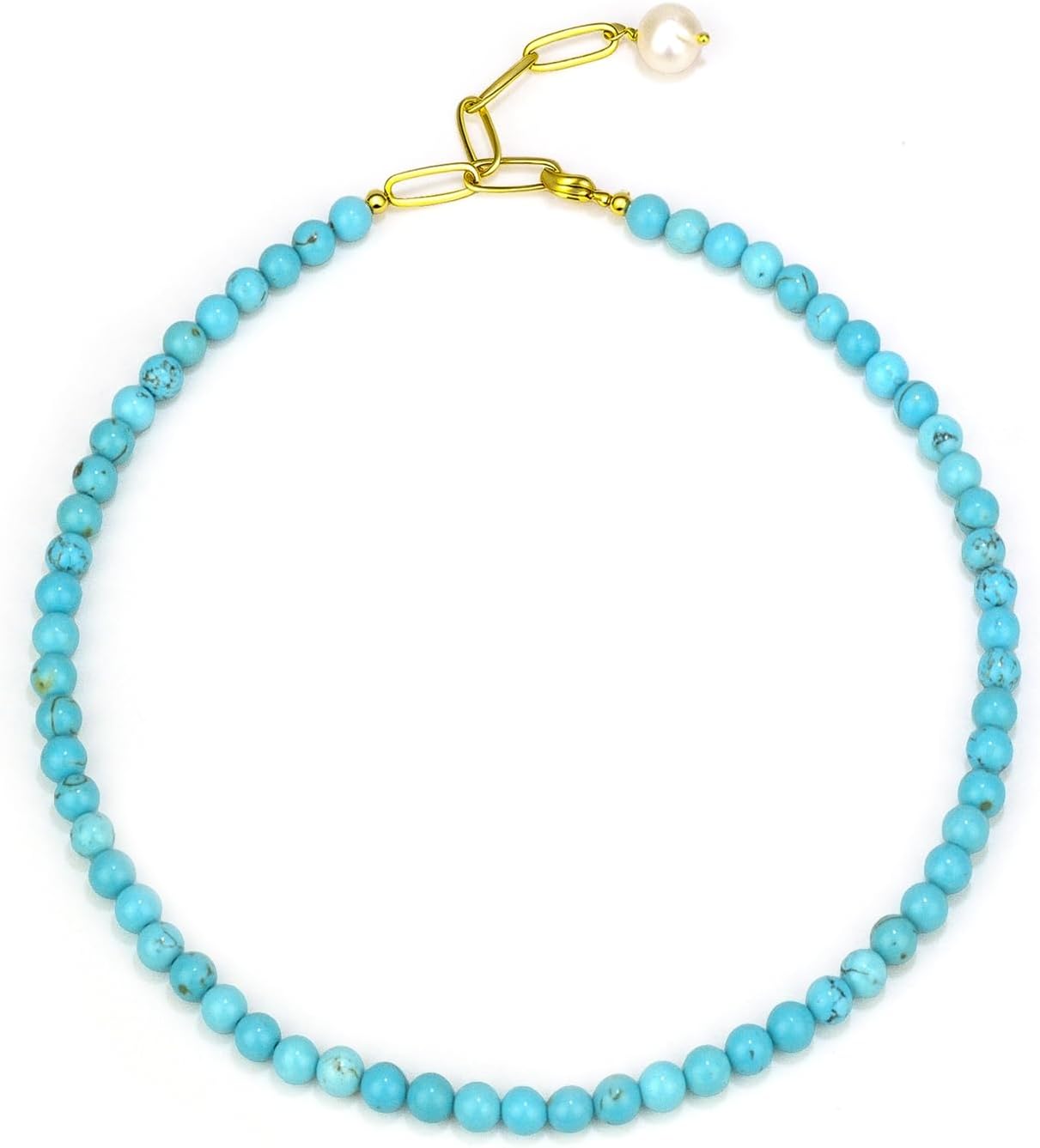 Green Aventurine Jade Necklace, Green Choker Necklace Healing Crystal Necklace with Pearl for Women, Handmade Necklaces Spiritual Jewelry for Women.