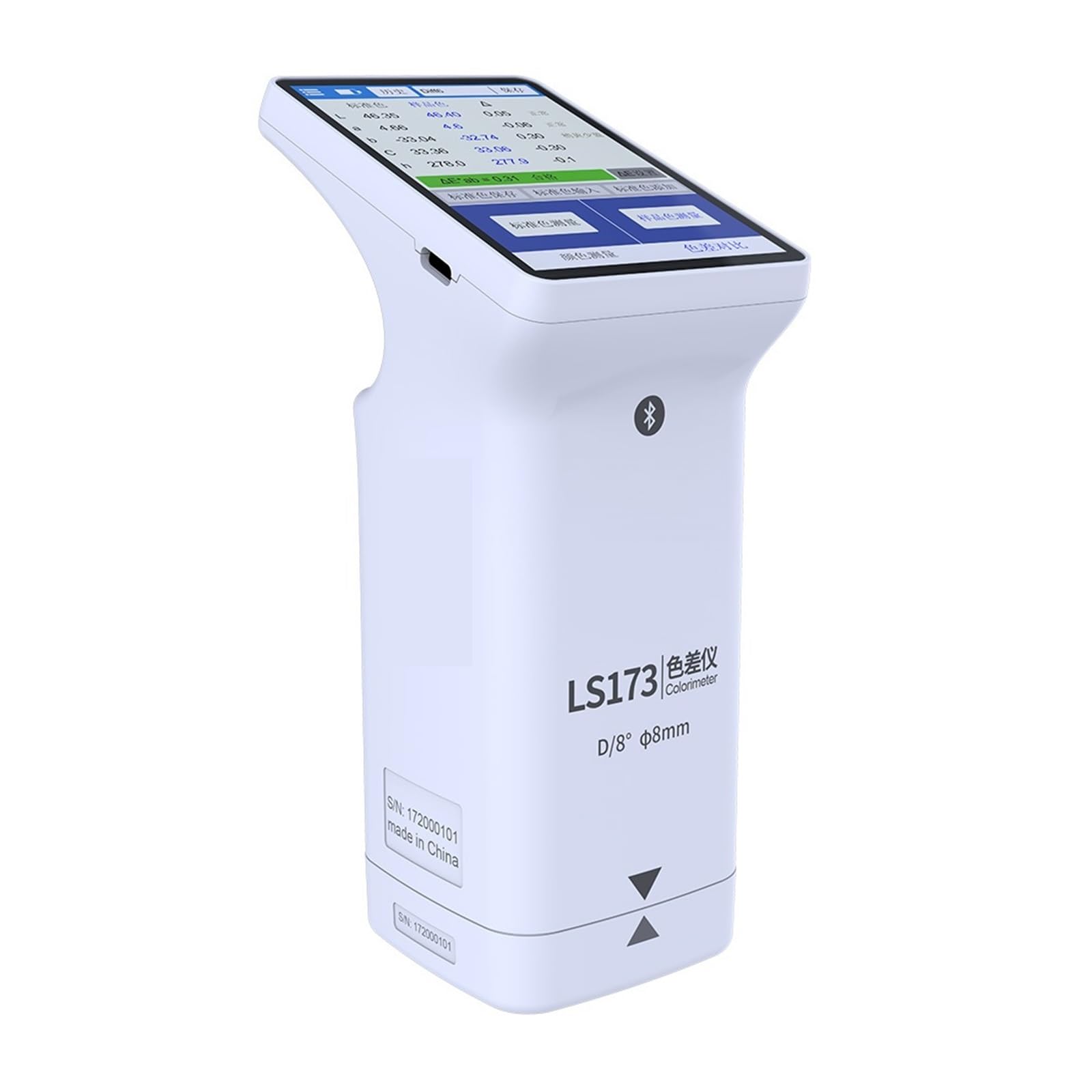 Otenc One Color Spectrometer, Ls173 D/8 Portable Digital Colorimeter Handheld Paint Color Meter For Vehicle Tools Measurement