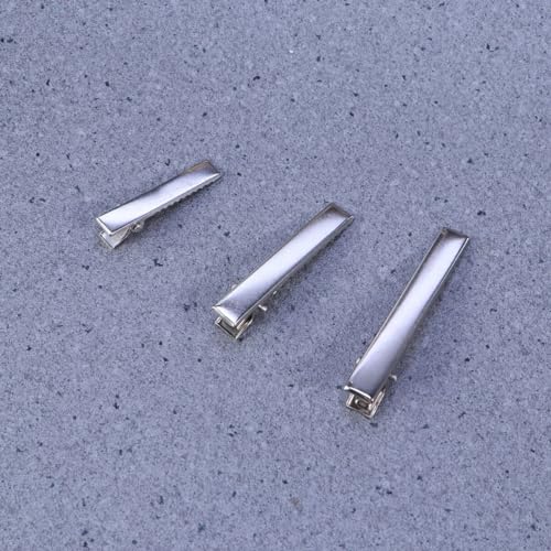 Ipetboom 30Pcs De Cabelo De Jacaré - De Cabelo De Aço Inoxidável Diy De Cabelo De Jacaré De Pino Úni