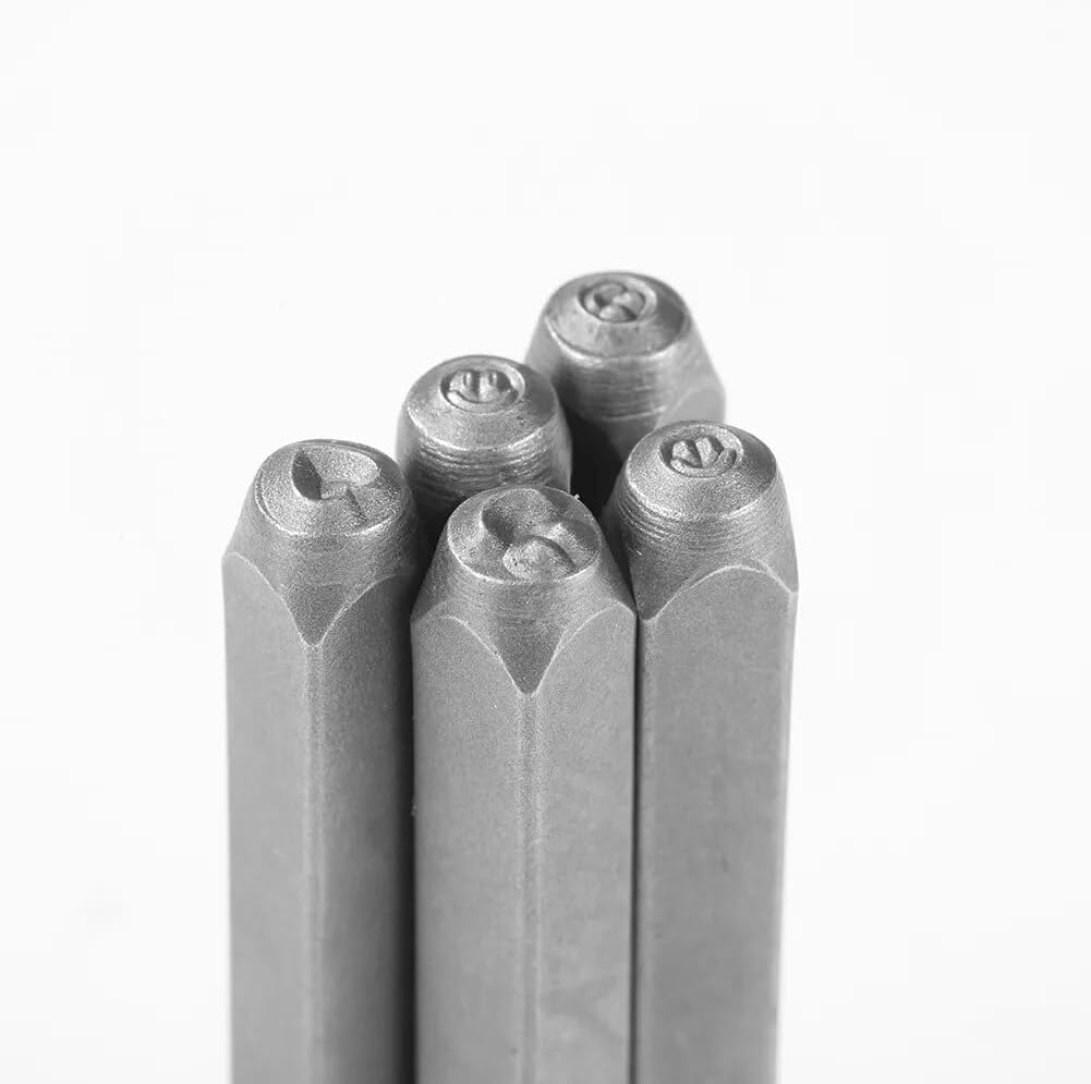 Love Heart-shaped Metal Stamping Set Jewelry Gold Silver Metal Stamps Steel Leather Punching DIY Tools Stamping Mold Craft Kit - (Color: B)