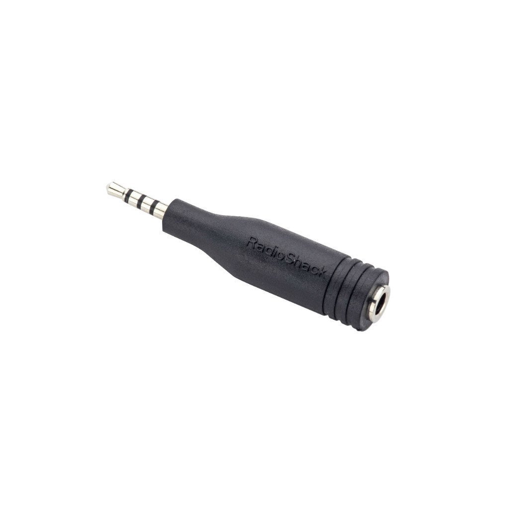 2.5mm TRRS Male-to-3.5mm Female Headphone Adapter