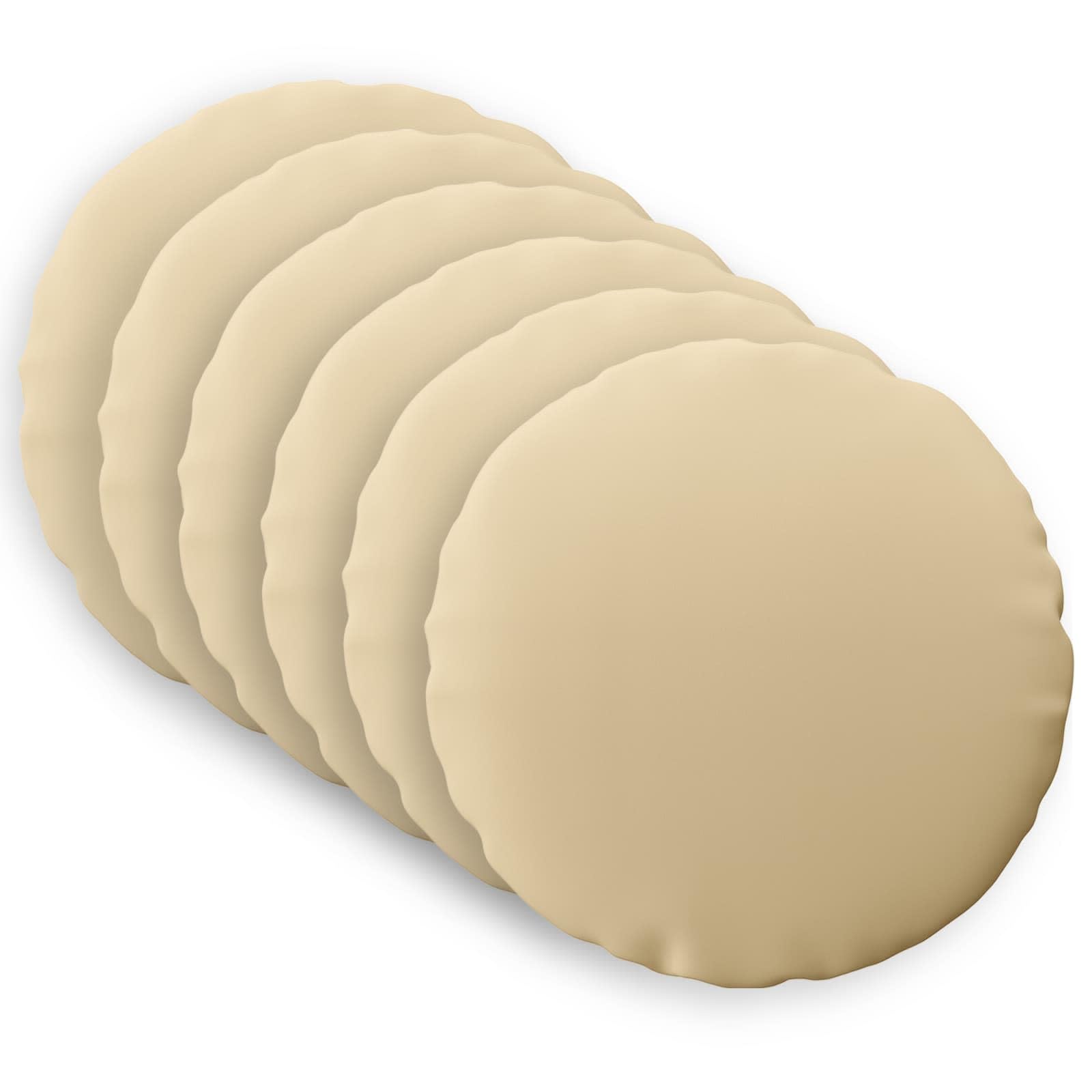 Federa per cuscino rotonda, 6 pezzi, 60 cm, in poliestere