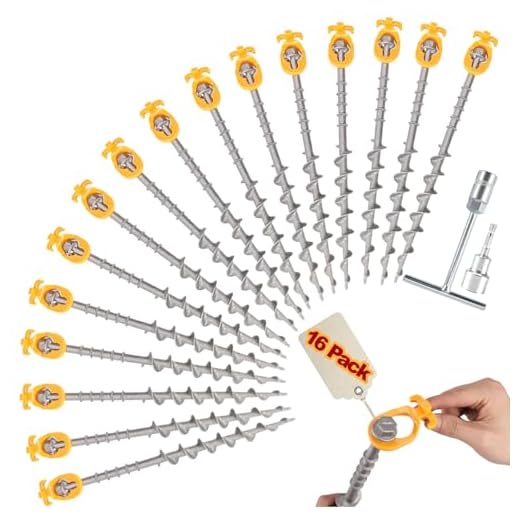 Keltrion Heavy Duty Screw in Tent Stakes
