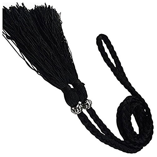 Mr.S Shop Woven Tassel Belt Knot Decorated Waist Chain Waist Rope for Woman and Girl2