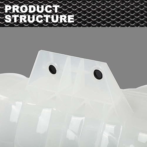 Miniatura 8 de CNNELL Radiator Coolant Overflow Tank Compatible with Kenworth T680 2013-2018 Kenworth T880 2014-2018 Peterbilt 579 2013-2021 Heavy Duty Coolant