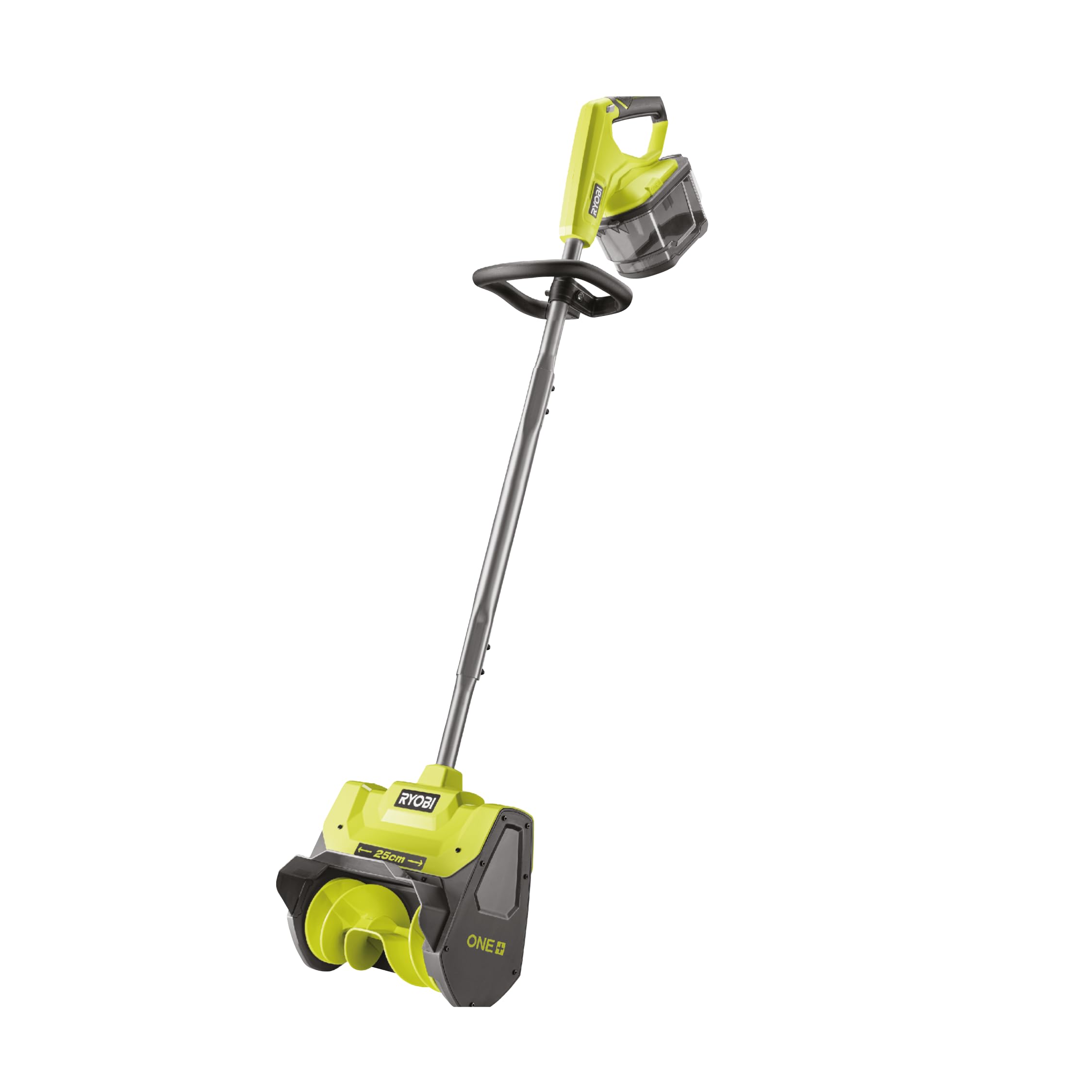 RYOBI 18 V ONE+ Akku‐Schneefräse RY18ST25A‐0, Räumbreite 25 cm, ohne Akku und Ladegerät