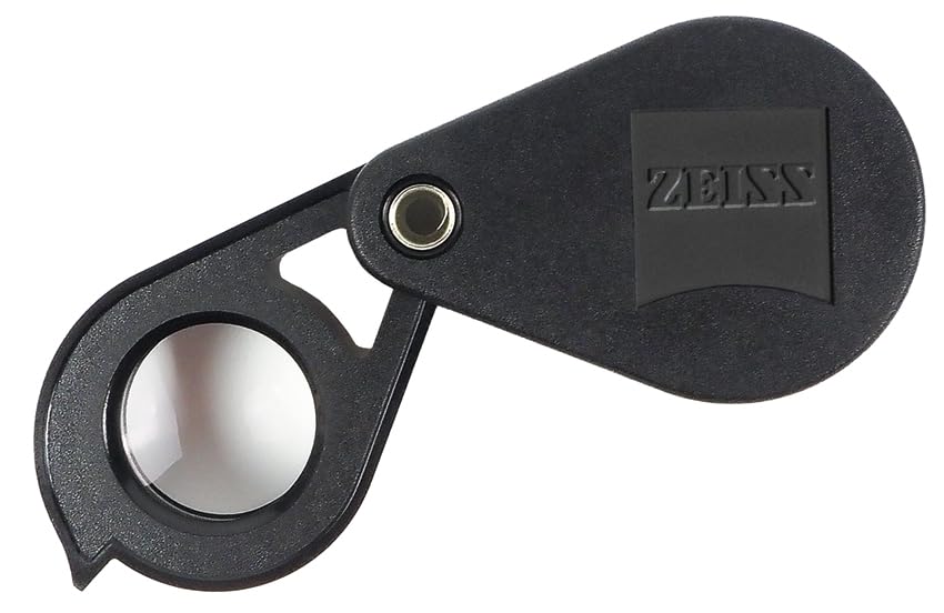 ZEISS Folding Magnifier D40 Black, 10x Magnification, Diamond