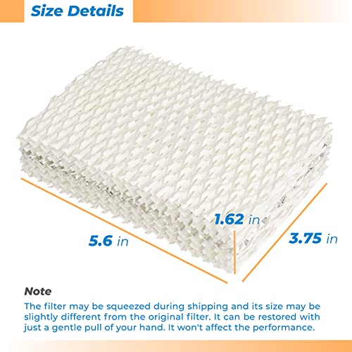 Antoble 4 Pack Wf813 Humidifier Filter Replacement For Relion Rcm-832 Rcm-832N, Procare Pcwf813 Pcwf-813 Pccm-840 Pccm-832N, Equate Eqwf813 Eq 2119-Ul Cool Mist Humidifier Filters #TOP5
