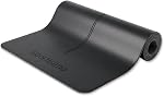 Professional Yoga Mat – 5mm Thick PU & Natural Rubber, Non-Slip Surface, Foldable with Carry Strap – 72" x 26.8" for Yoga, Pilates & Fitness