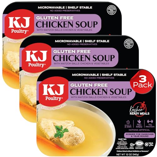 KJ Poultry Kosher for Passover Gluten Free Meals, Chicken Soup wi...
