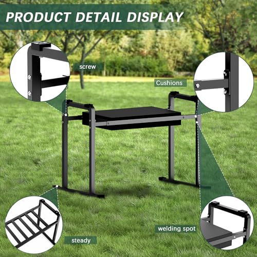 image for FLINTER Garden Kneelers Seat, Stable and Save Anti-Tipping Design 10.2