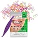 1/8 inch Orthodontic Elastic Rubber Bands 100 Pack Natural Heavy Force 4.5 oz Small Rubberbands make bows Dreadlocks Dreads Doll Hair Braids Horse Mane Tail Fix Tooth Gap Top Knots FREE Elastic Placer for braces