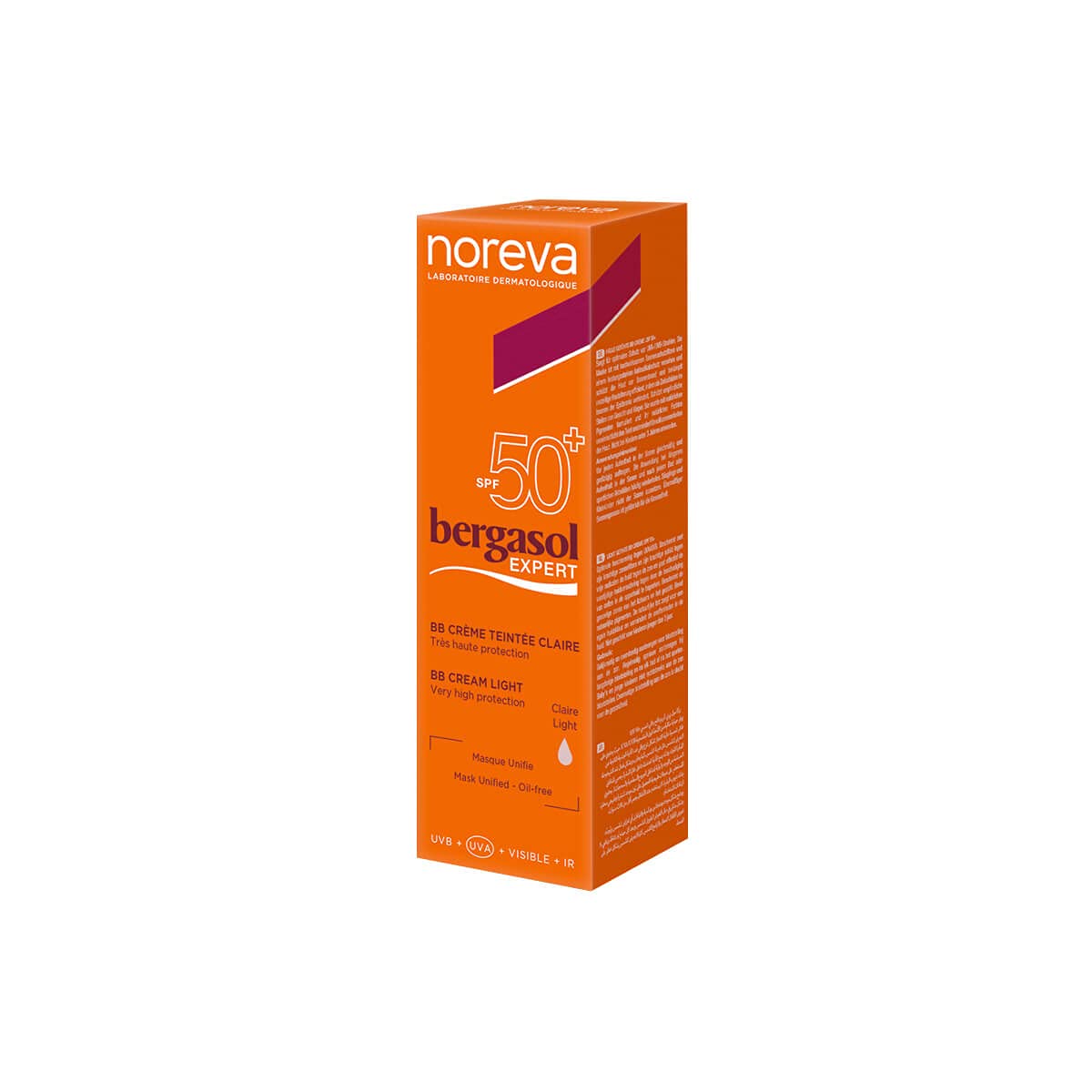 Noreva Bergasol Expert Bb Cream Light Spf 50+ 40ml - Image 2