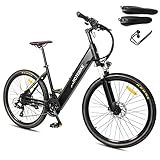 HOTEBIKE Electric City Bike for Adults, 26' Ebike Cruiser Electric Bike with 350W Motor, Removable...
