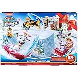 PAW PATROL Adventskalender mit Sammelfiguren und Winterlandschaft