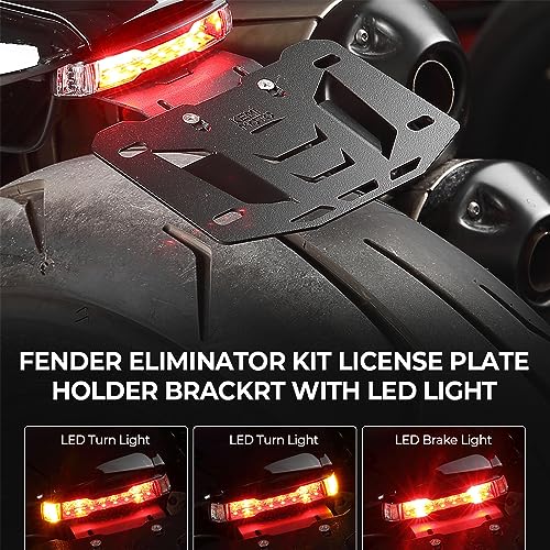 Support de plaque d'immatriculation moto finition premium pour S RH1250