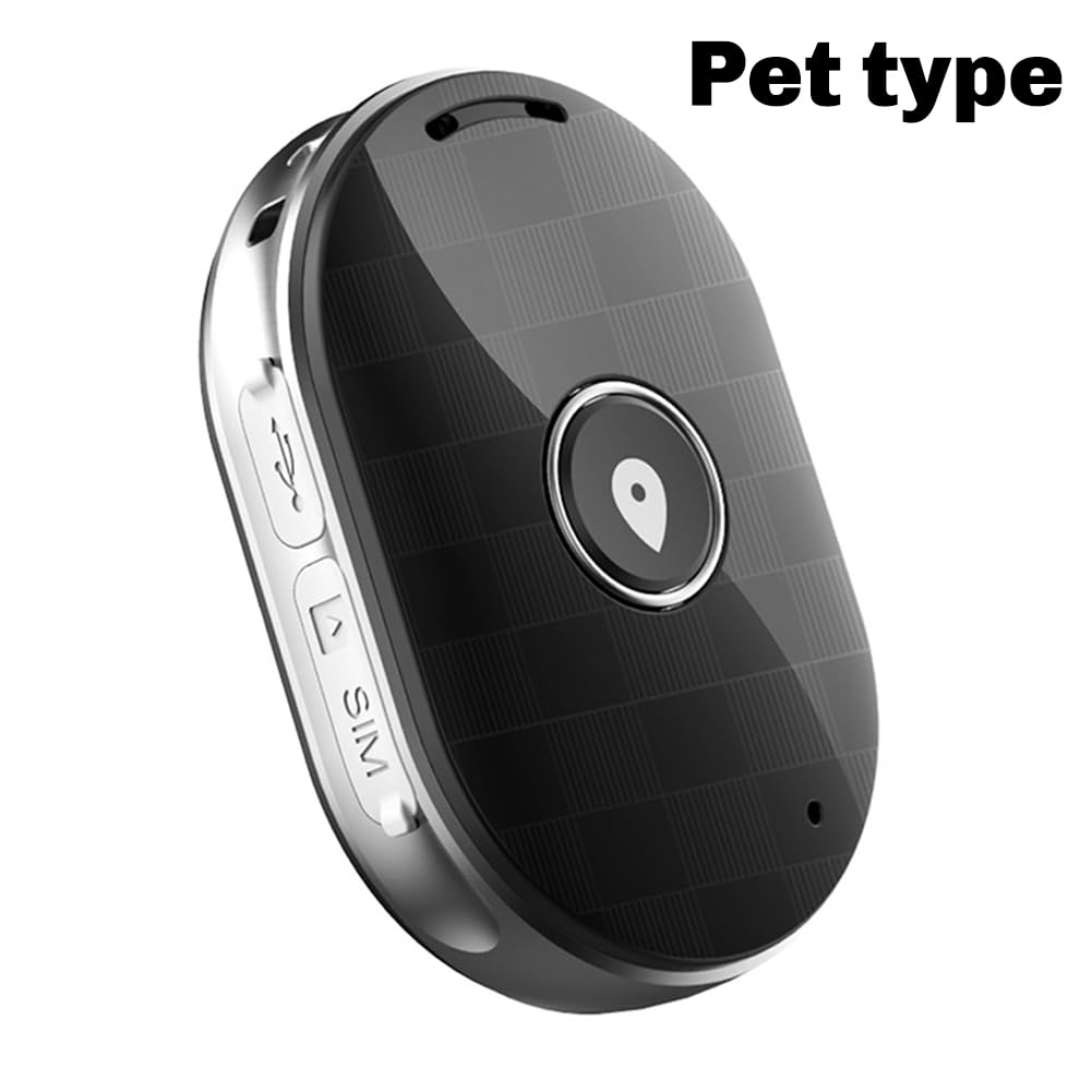 Localizador GPS Impermeable para Mascotas, Rastreador WiFi Impermeable para Mascotas, Mini Rastreador para Perros