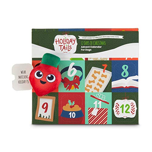 Holiday Tails 12 Days of Christmas Advent Calendar for Dogs, Large