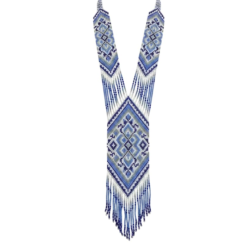 Collier Gerdan ukrainien multicolore pour sublimer vos tenues bohèmes chic