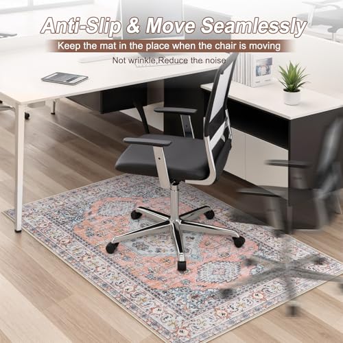 Mafiasy 48 Inchx60 Inch Office Chair Mat For Hard Floors, Large Office Desk Chair Mat, Easy Clean Floor Mat For Office Chair thumb #3
