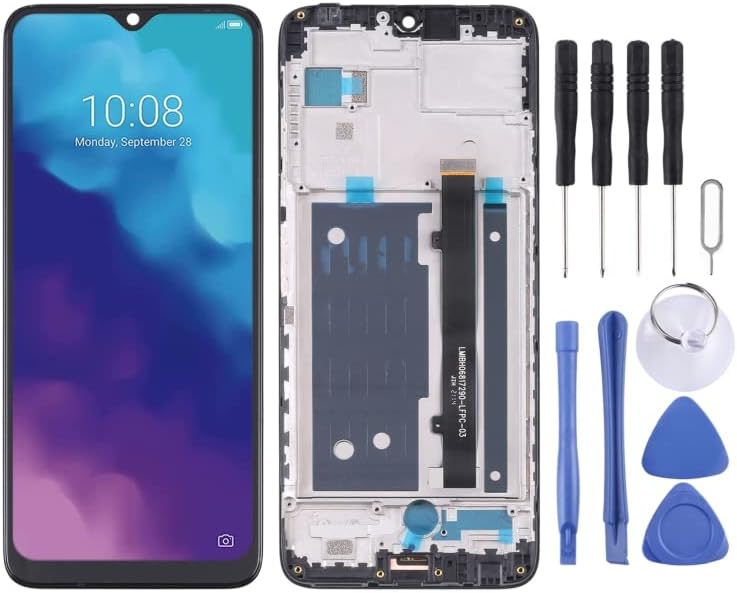 Repuestos para teléfono celular, pantalla LCD OEM para ZTE Blade V30 Vita Digitalizer Ensamblaje completo con marco