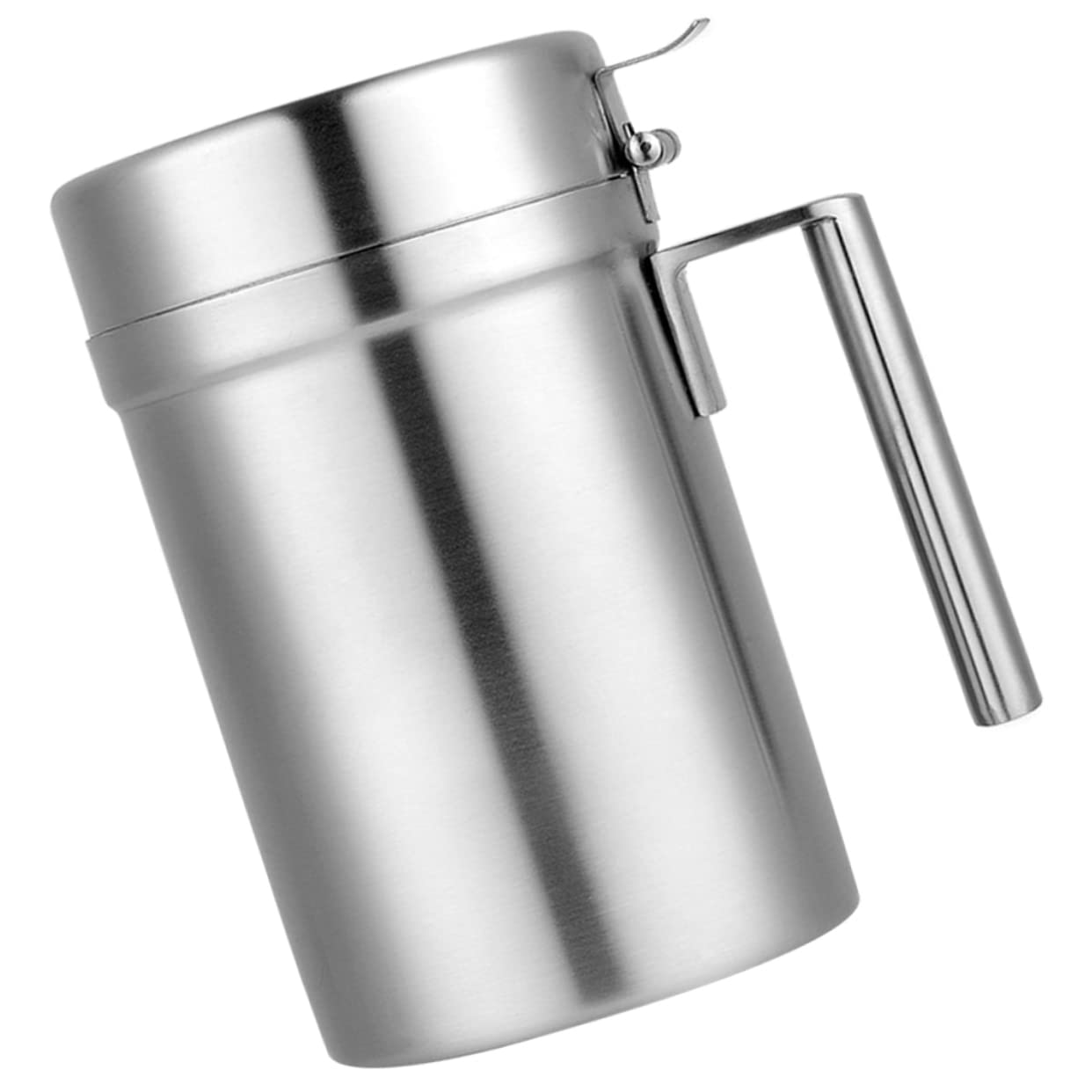 iplusmile Bouteille Capacité 550ml Cuisine Distributeur D'huile en Acier Inoxydable 304 Pratique et Anti-goutte pour Usage Domestique