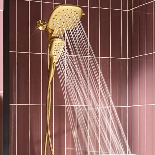 Moen (220C5BG) Verso Square Combination Shower with Infiniti Dial, Brushed Gold by Moen - Image 2