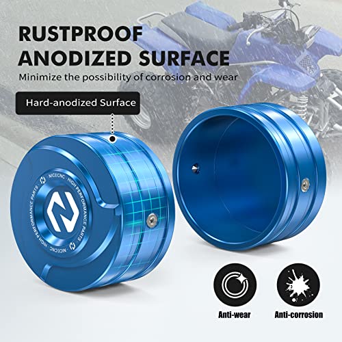 Nicecnc Blue Front Bumper Cap Damper Compatible With Yamaha Blaster 200 Yfs200 1988-2002 2003 2004 2005 2006/Yfs200Se Special Edition 2006 #TOP2