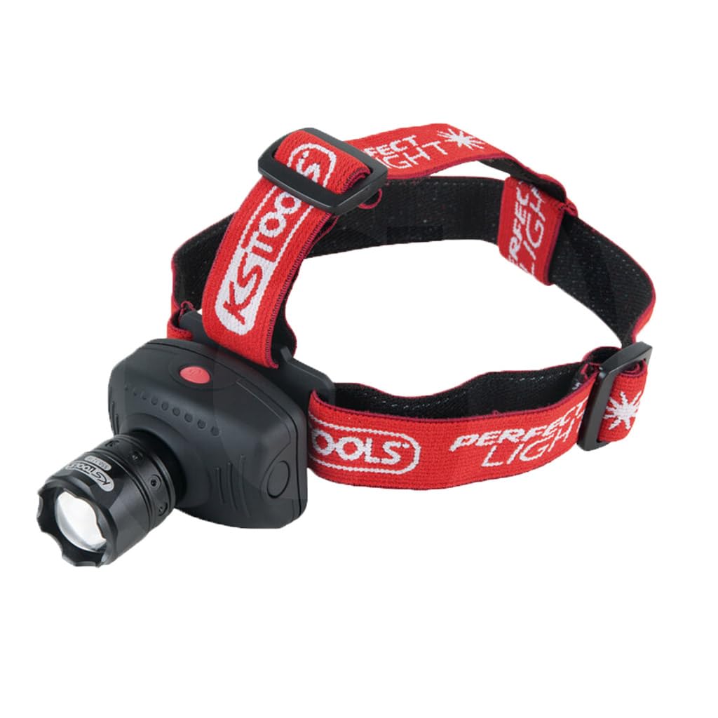 Genérico Linterna frontal LED 3W, 140 lúmenes, alcance 100 m, IPX3, con pilas. Ideal para trabajo y uso exterior.