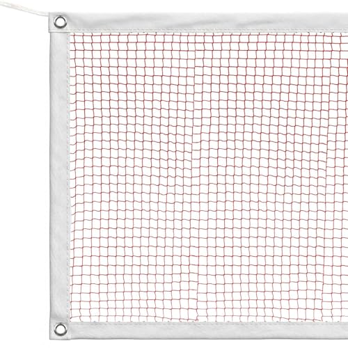 Professional Badminton Net 20x2.5FT - Outdoor/Indoor Heavy-Duty Sports Net for Backyard, Beach, Garden - Replacement Net for Badminton, Pickleball, Tennis - 1.8x1.8cm Tight Mesh
