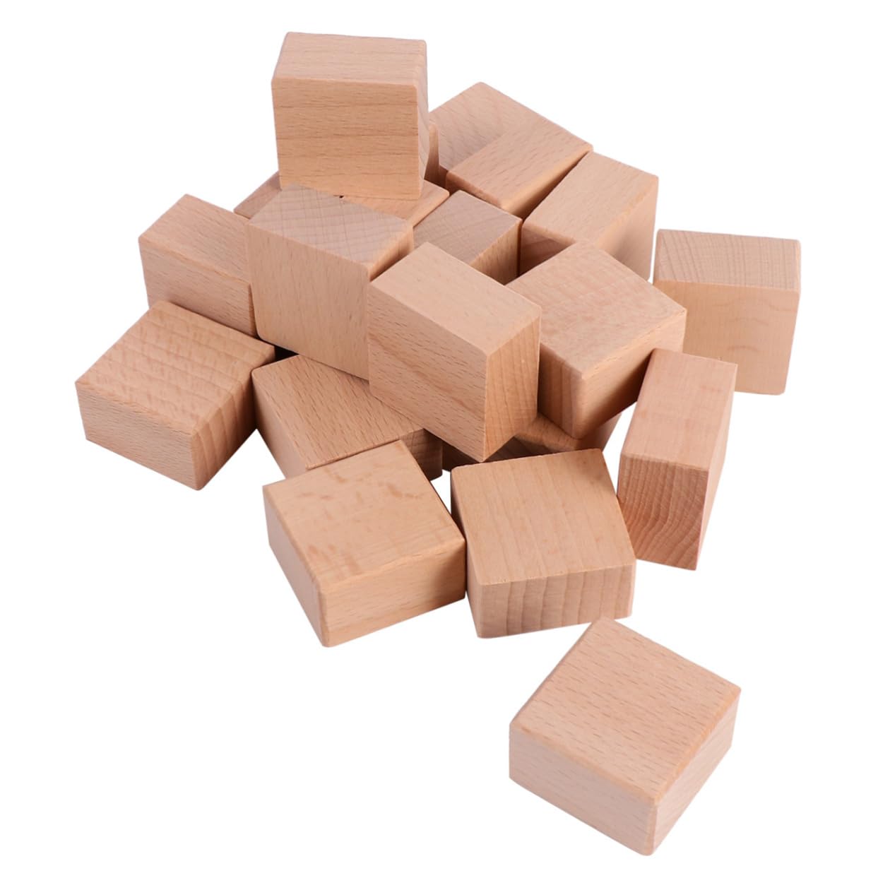 BEBEMOKO 20pcs Blank Wax Seal Stamp Handmade Wooden Stamps for Scrapbooking and Creative Projects