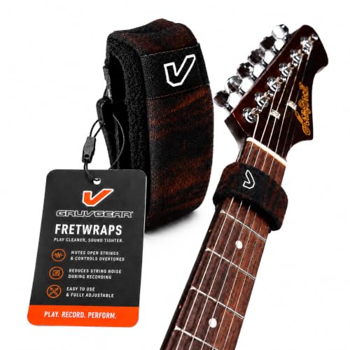 Image of Gruv Gear FretWraps Wood 'Walnut' String Muter 1-Pack, Small, Walnut Wood