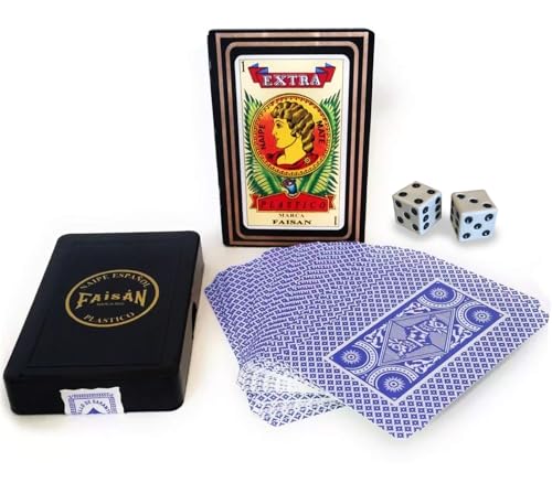 Baraja Española con Dados 40 Cartas con Dados Tradicionales