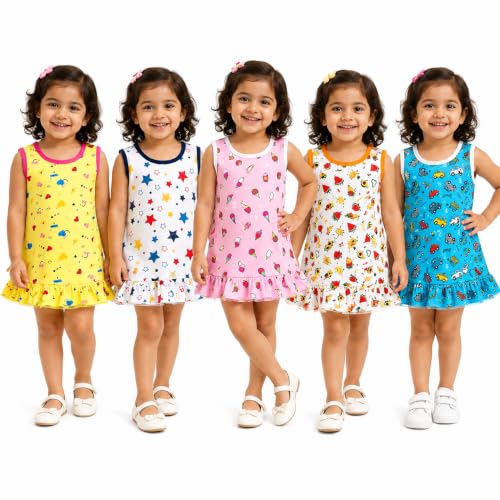 Image of Tinchuk Baby Girl's A-Line Mini Dress(Pack of 6)