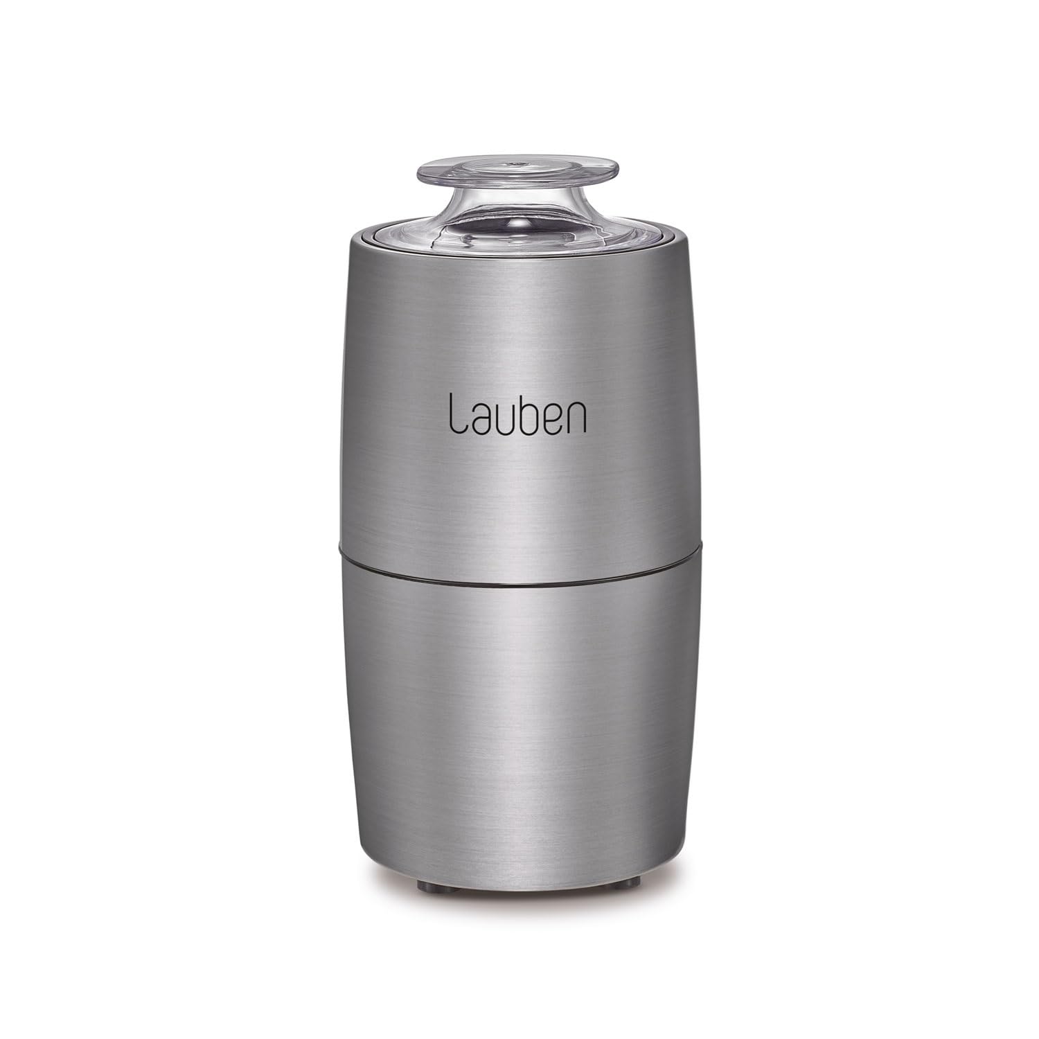 Lauben Grinder 200ST Kaffeemühle Elektrisch, Edelstahlkörper, 200 W, Gewürzmühle, Schlagmesser, Fassungsvermögen 50 g, Vollkupfermotor, Mahlbehälter und Messer aus Edelstahl