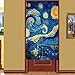 DIPPERION Doorway Curtain Japanese Noren Curtain Tapestry The Starry Night Door Way Curtain Fitting Room Curtain Partition Curtain Door Hanging Tapestry