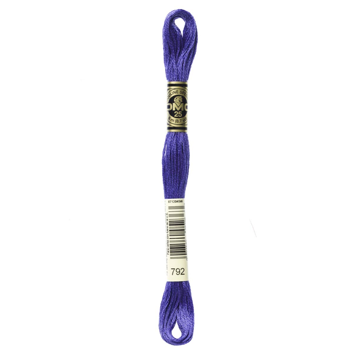 DMC Embroidery Floss Mouline Stranded Cotton Thread for Hand Embroidery and Sewing - Colour No: 792-2 x 8m Skeins โ image 1