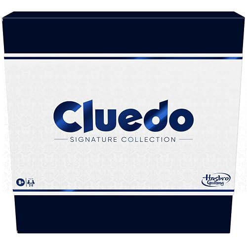 Hasbro Gaming Clue Signature Collection Family Board Game for 2-6 Players, Premium Packaging and Components, Ages 8+