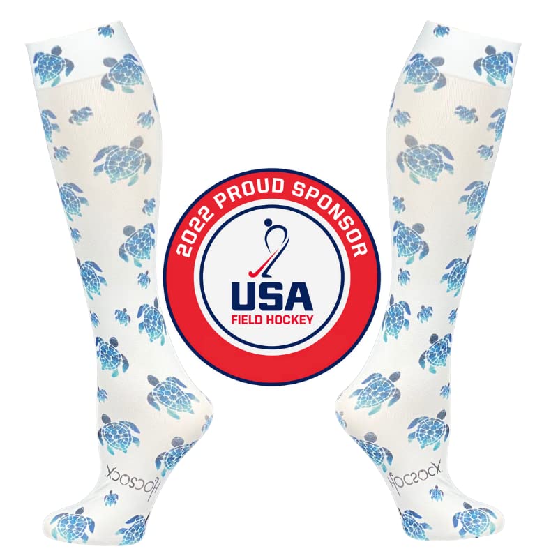Hocsocx Turtles Socks Performance Liner Moisture-Wicking Protection for Field Hockey, Ice Hockey, and Soccer4