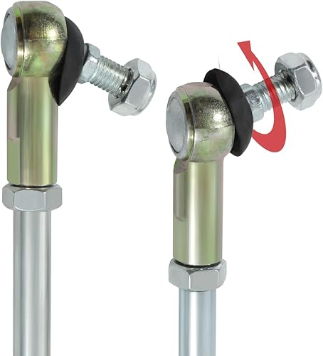 Miniatura 7 de Juego de varillas de acoplamiento y extremos para Yerf Dog Go Kart corto y largo con extremos de repuesto 38-24 (actualización corto - 13.38