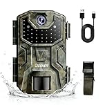 iZEEKER Wildlife Camera with Night Vision Motion Activated, HD Trail Camera with 940nm No Glow Infrared LEDs, Game Camera No WiFi IP66 Waterproof Night for Garden Wildlife Watching Security