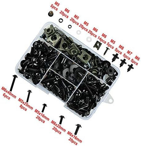 Miniatura 4 de Kit de tuerca de carenado de carenado de motocicleta, tornillo de clip para Kawasaki, Suzuki, Yamaha, Honda, Café, Racer, Old School, GSXR, Ninja