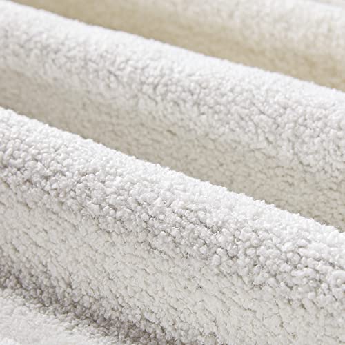 Amerlife Sofa, Deep Seat Sofa-Contemporary Bouclé Sofa Couch, 3 Seater For Living Room-Oversized Off-White Comfy Visit The Store 97In X 33In X 40In #TOP2