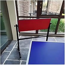 Home/Gym, Professional Single Self-Study Traine Ping Pong Return Exerciser, with 8 Red Rubbers, Easy to Install