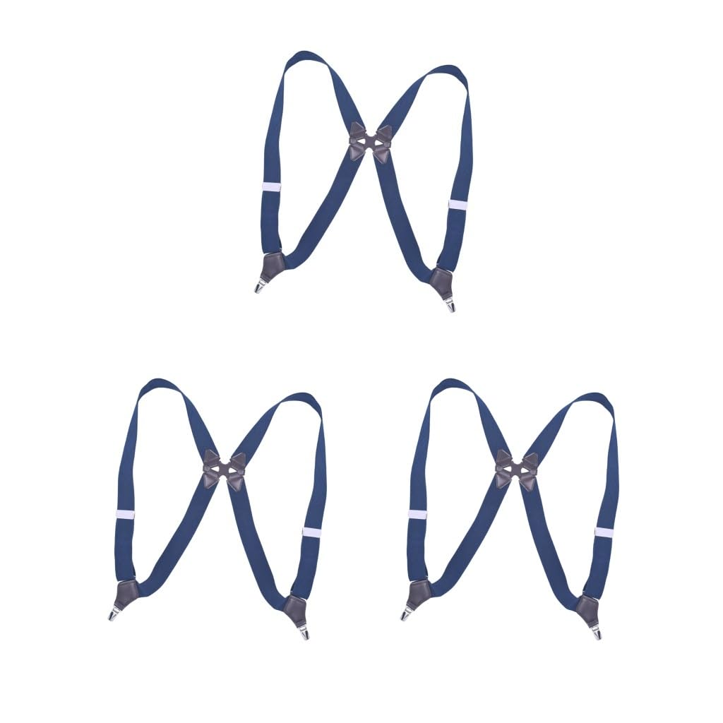 Tirantes en forma de Y para hombres y mujeres, correas elásticas ajustables, cinturón trasero resistente, color gris y gris