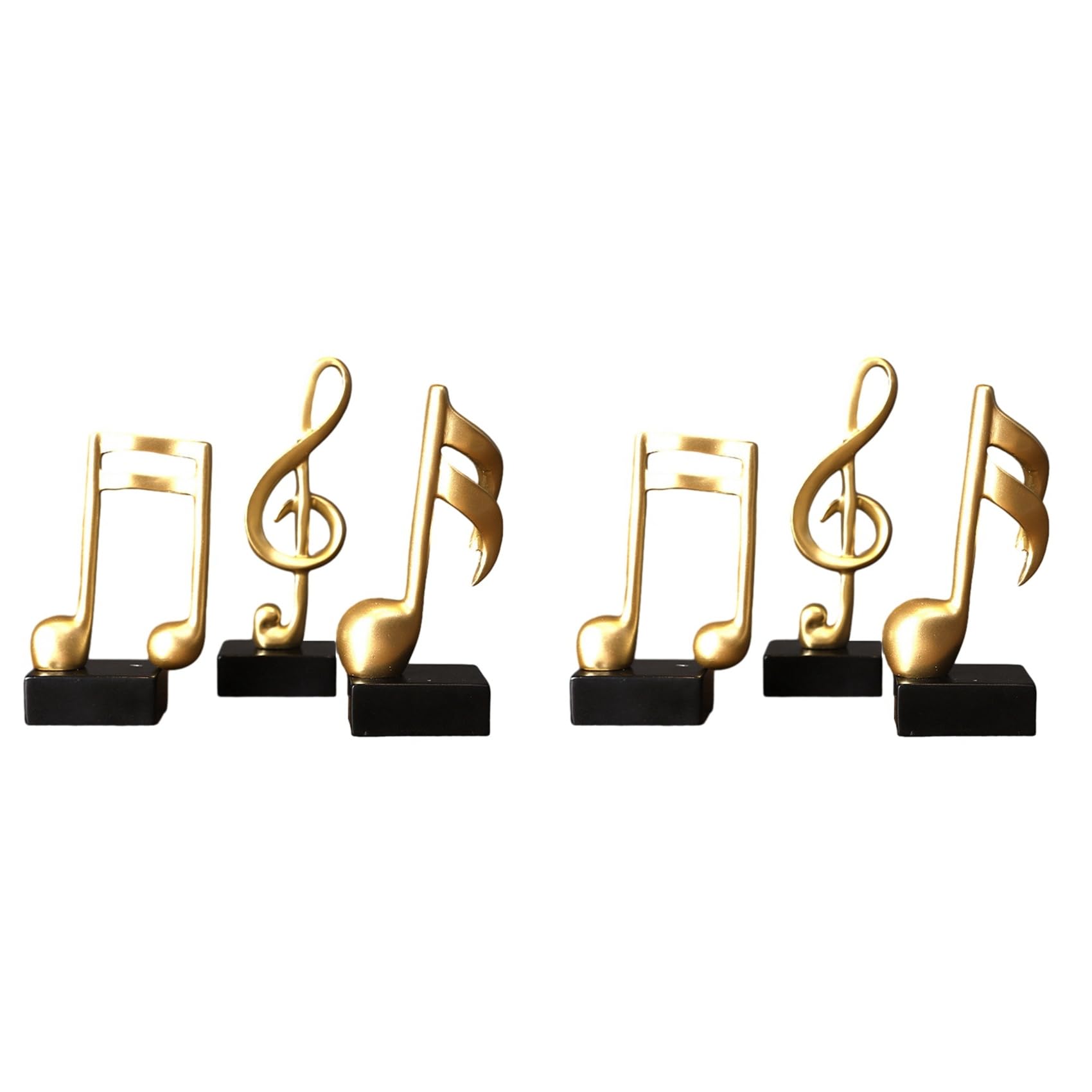 Cadeaux ornements en résine notes de musique pour pianiste