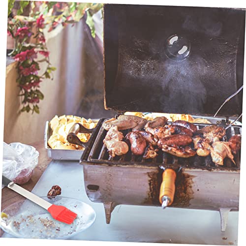 Kit de 4 utensilios robustos para parrilla en acero inoxidable miniatura 7